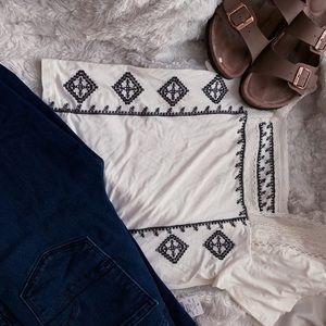 American Eagle New With Tag Squareneck Blouse